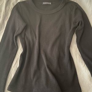 dark blue brandy melville thermal long sleeve